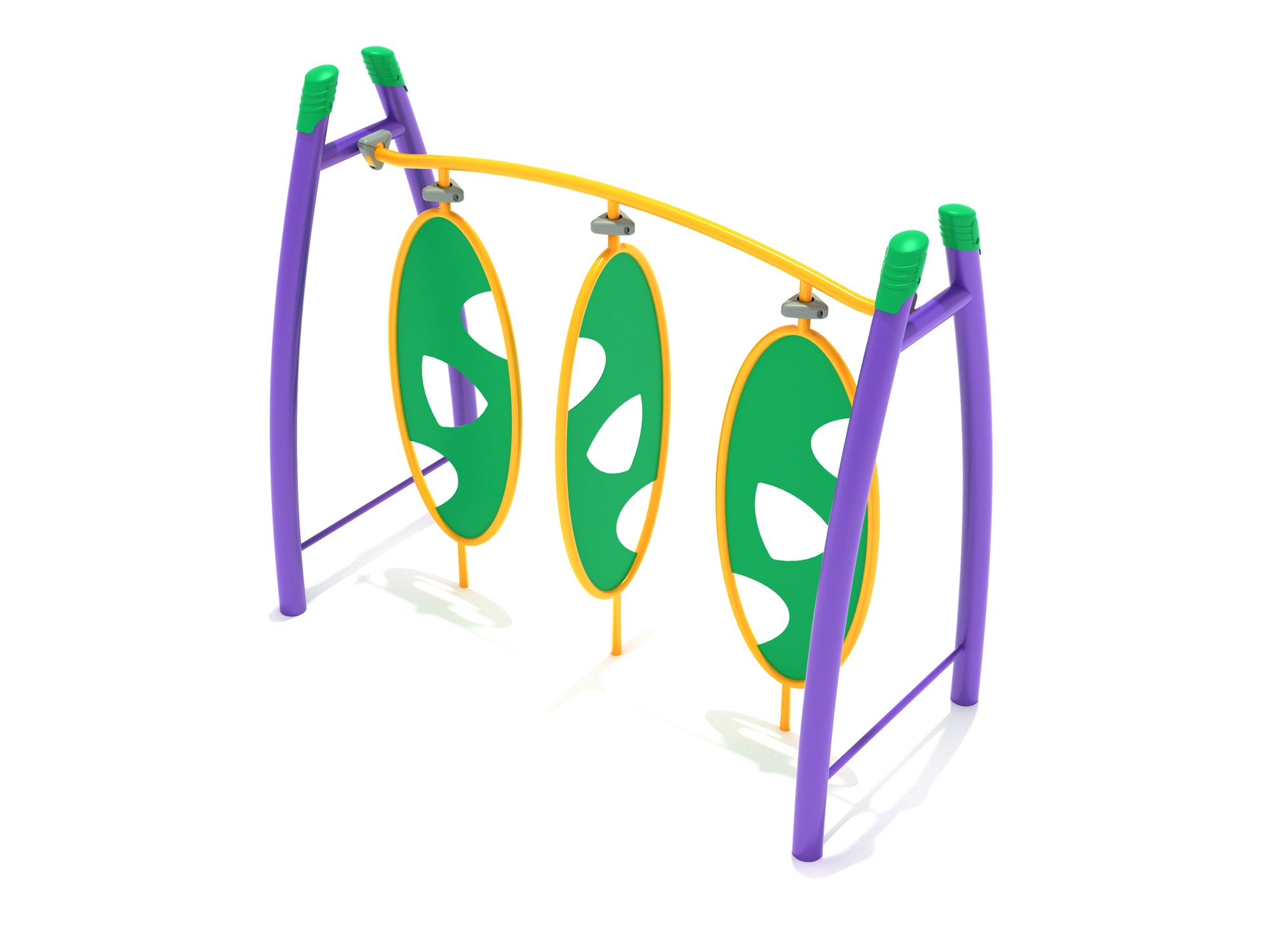 Playground-Equipment-Commercial-Curved-Post-Triple-Wing-Climber