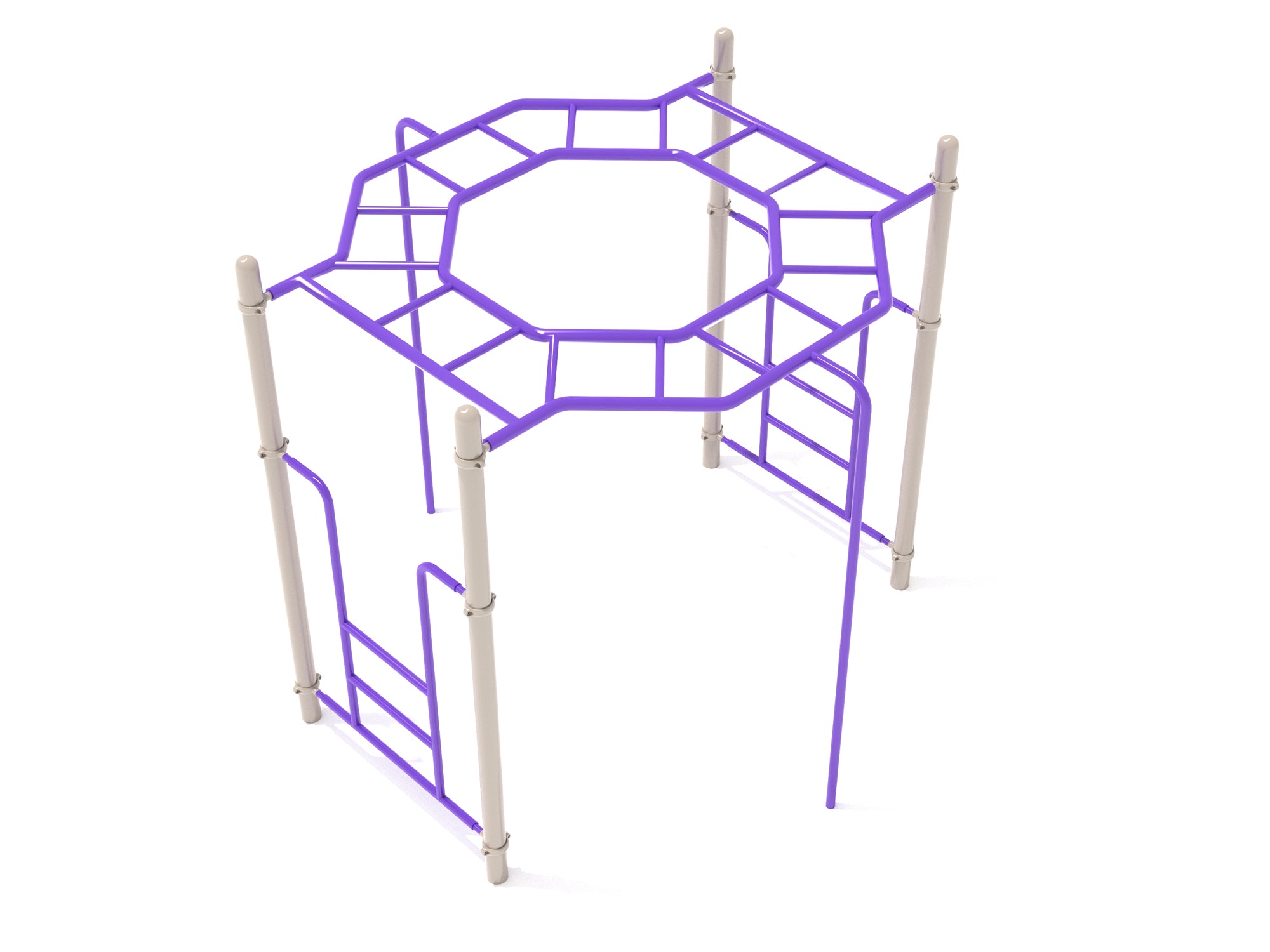 Playground-Equipment-Commercial-Octagon-Rung-Horizontal-Ladder