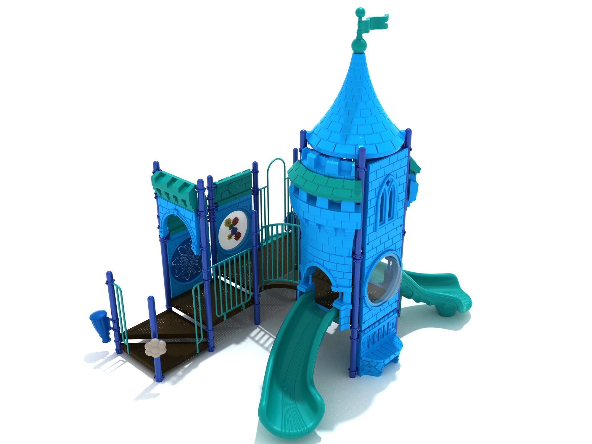 Playground-Equipment-Commercial-Playgrounds-Guarded-Gatehouse-Front