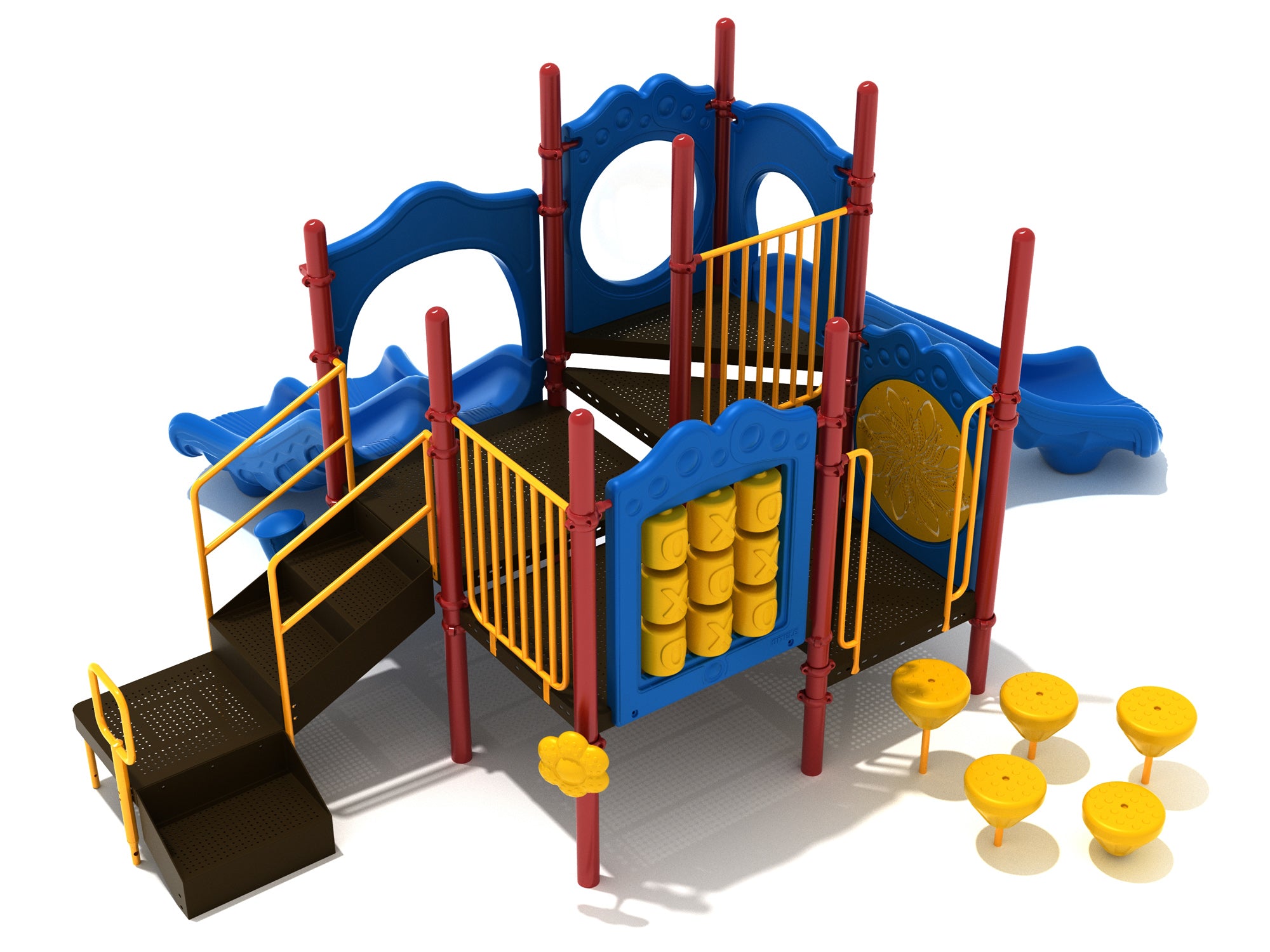 Playground-Equipment-Commercial-Playgrounds-Red-Bud-Front