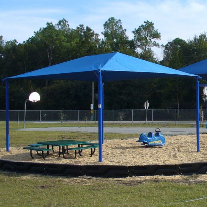 Playground-Equipment-Commercial-Shading-8-feet-Entrance-Height-Square-Fabric-Shade-Single-Blue