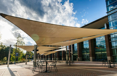 Playground-Equipment-Commercial-Shading-Isosceles-Sail-FabricShade-Brown-Close