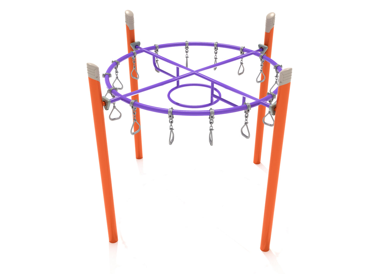 Playground-Equipment-Commercial-Single-Post-Circle-Overhead-Swinging-Ring-Ladder