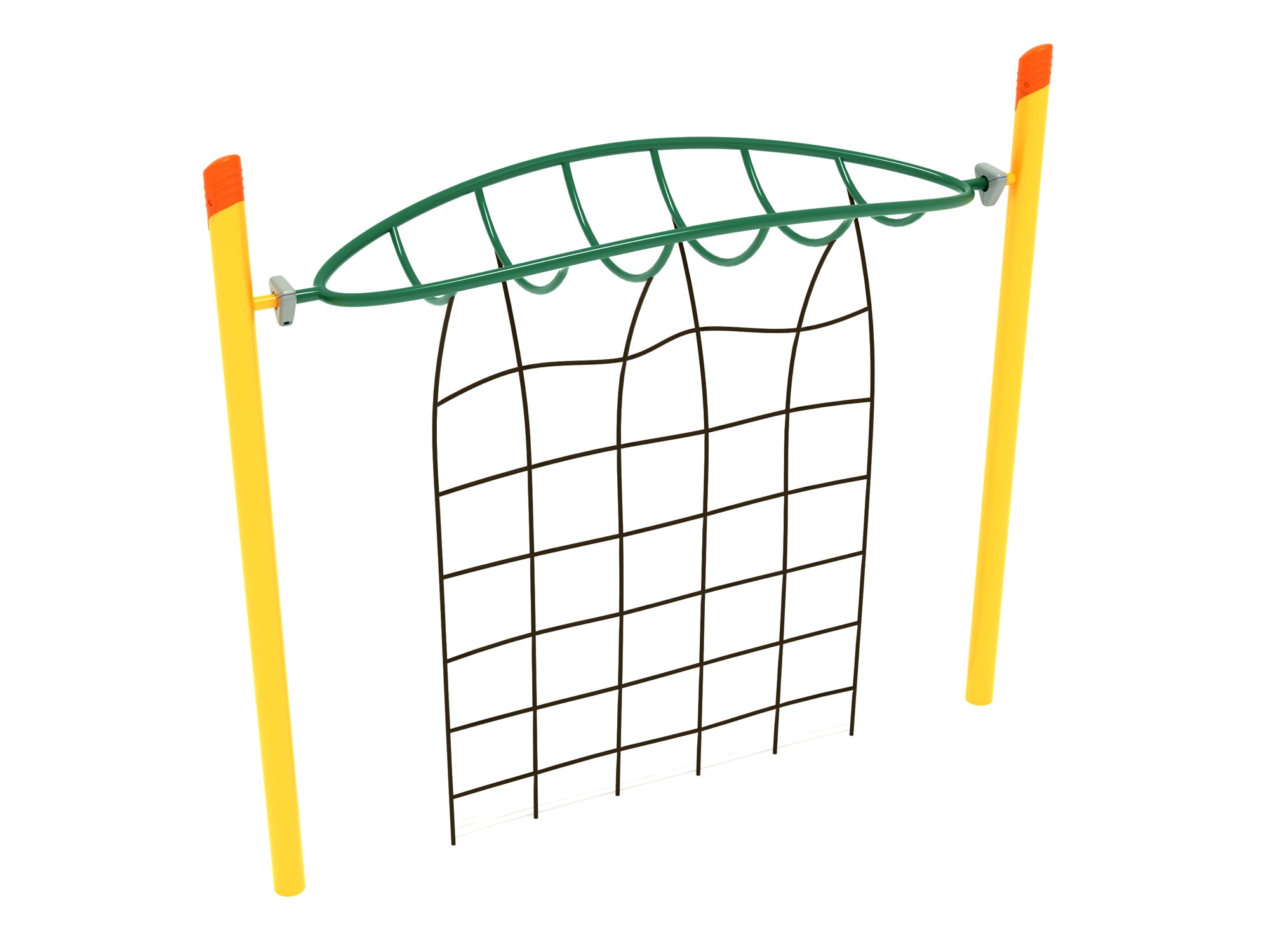 Playground-Equipment-Commercial-Single-Post-Overhead-Inverted-Horizon-Climber-With-Rope
