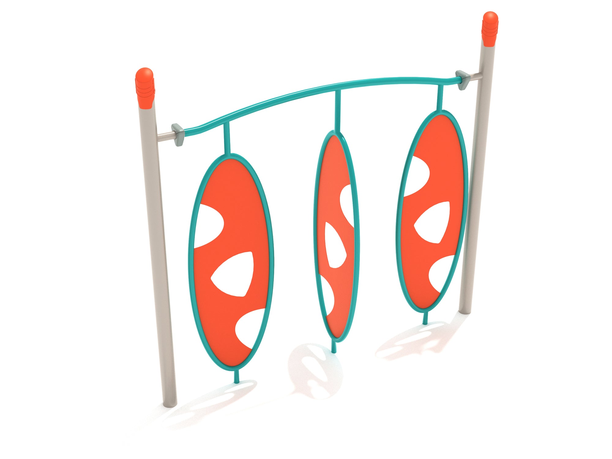Playground-Equipment-Commercial-Single-Post-Triple-Wing-Climber