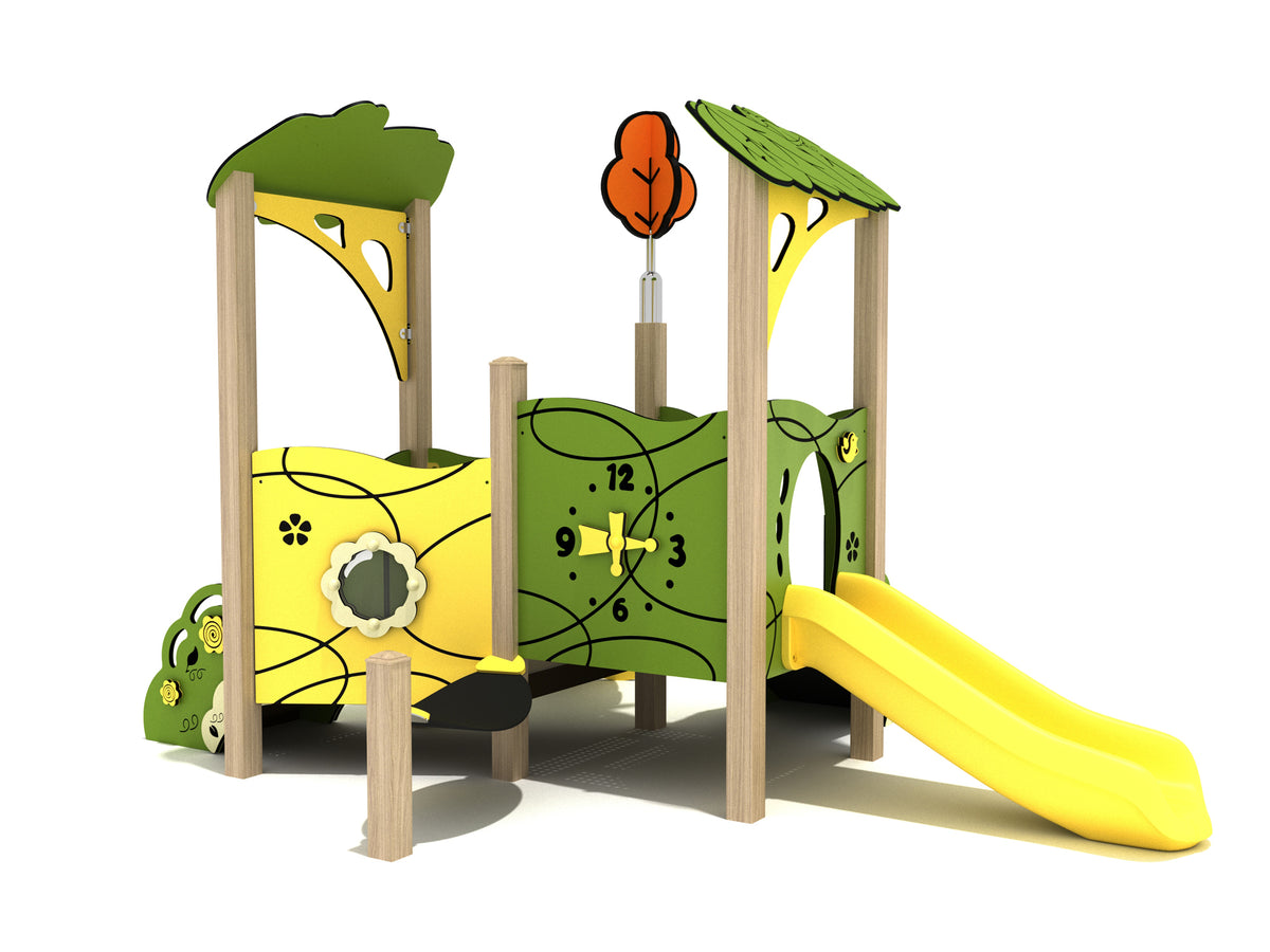 Playground-Equipment-Crimson-Queen-Canopy-Mini-Play-Structure-Iron-Guard-Back