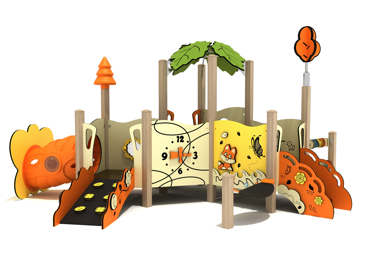Playground-Equipment-Dogwood-Canopy-Mini-Play-Structure-Iron-Guard-Back