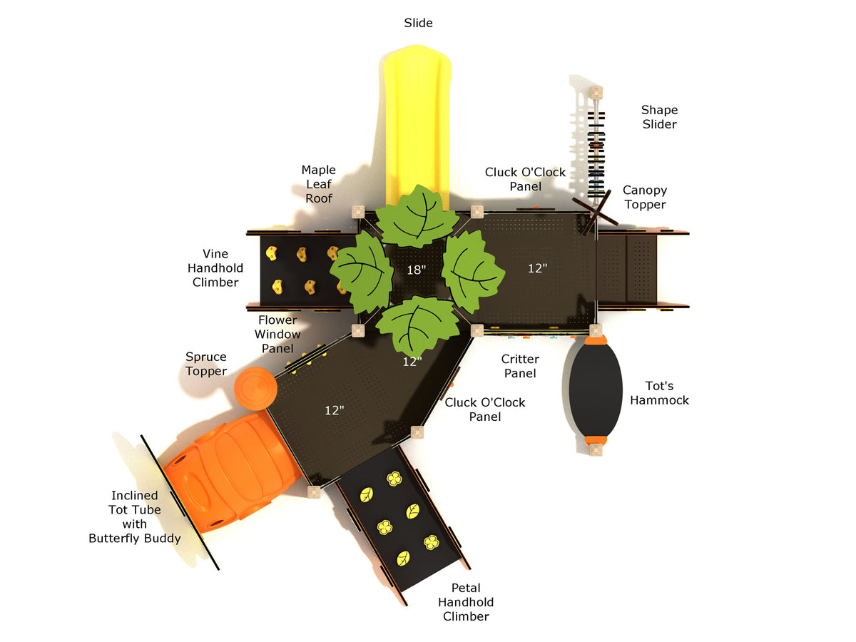 Playground-Equipment-Dogwood-Canopy-Mini-Play-Structure-Steel-Guard-Top-Info