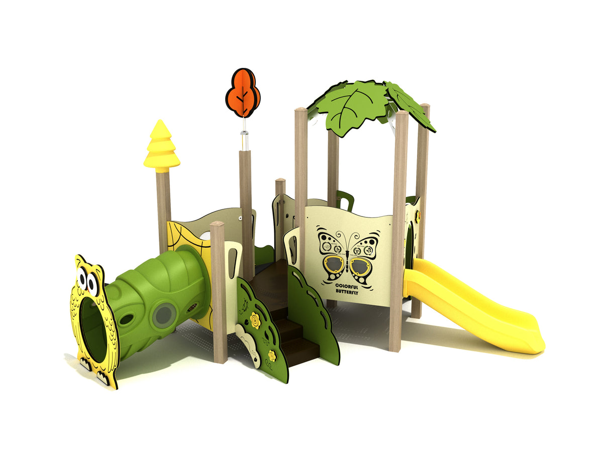 Mini Play Railing Playground Equipment Forsythia Canopy Mini Play Structure - NJ Swingsets