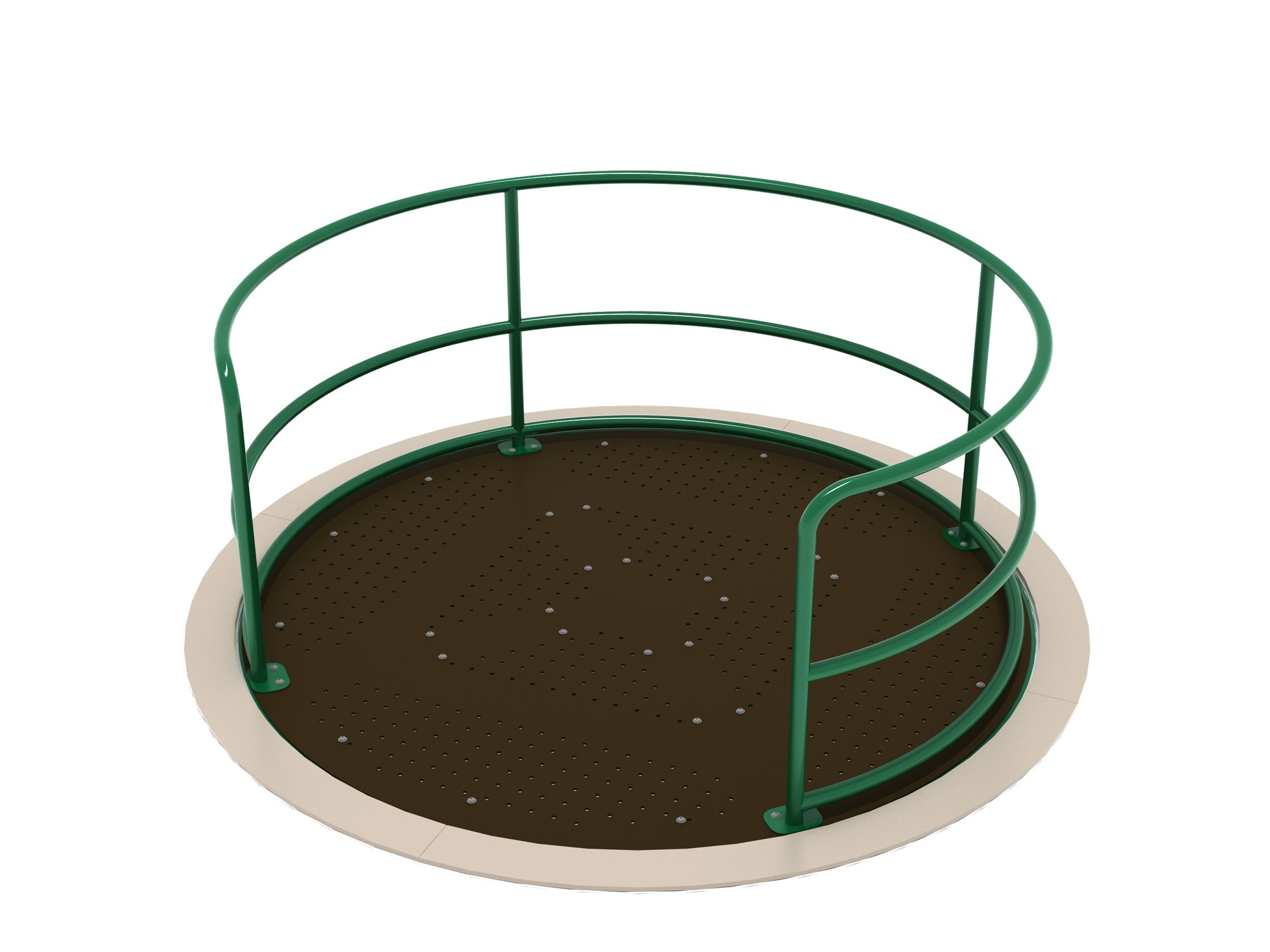 Playground Equipment One Capacity Wheelchair Accessible Merry Go