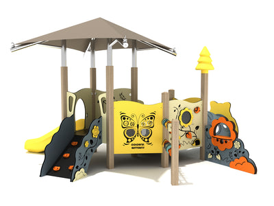 Playground-Equipment-Periwinkle-Canopy-Mini-Play-Structure-Iron-Guard-Back