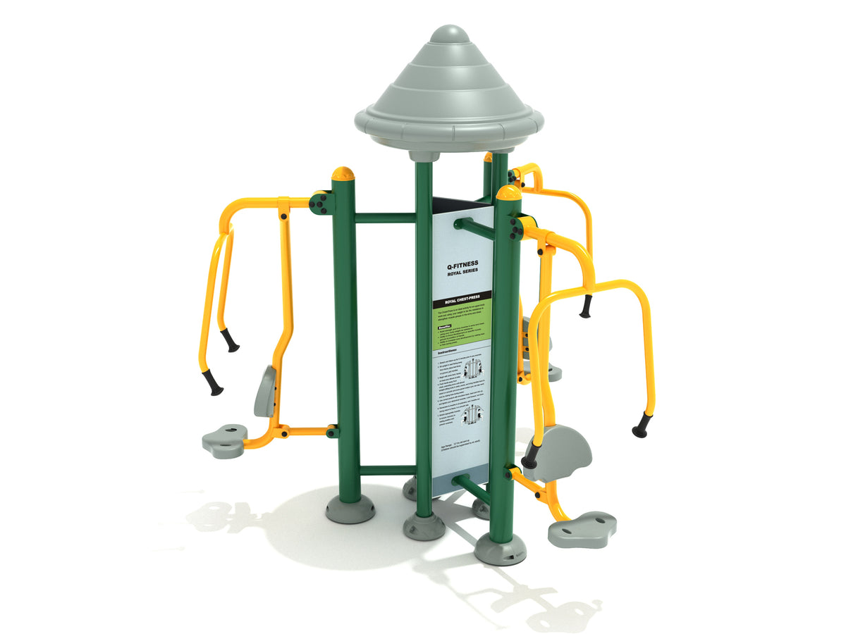 Playground-Equipment-Royal-Triple-Station-Chest-Press