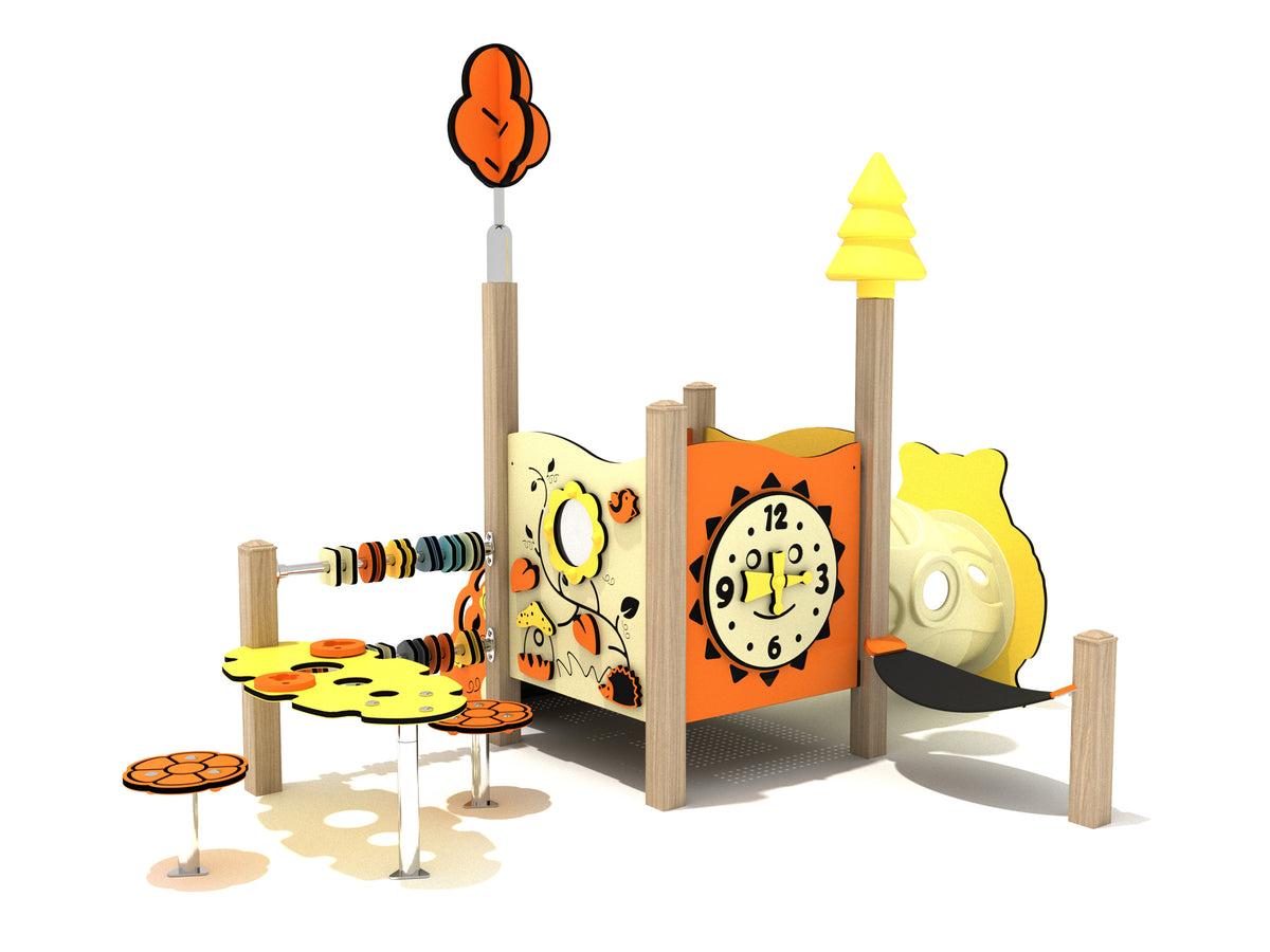 Playground-Equipment-Siberian-Cypress-Canopy-Mini-Play-Structure-Iron-Guard-Back