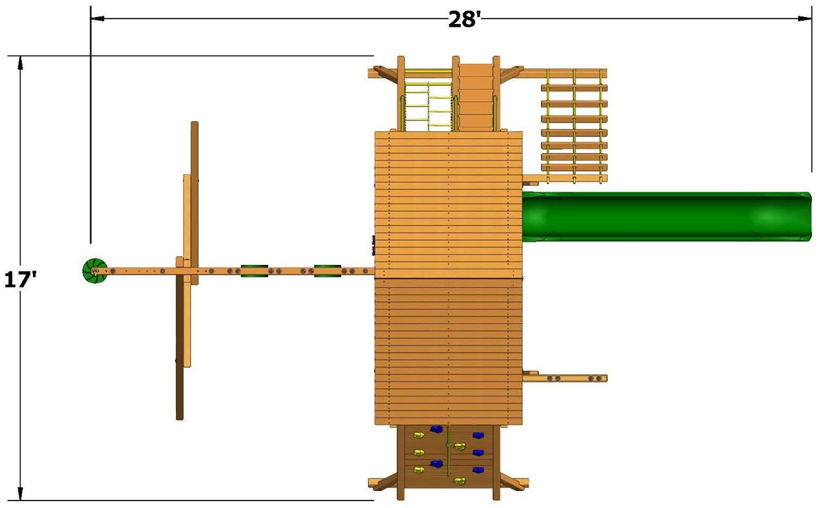 Playground-One-Extreme-Playcenter-Combo-2-Green-Info