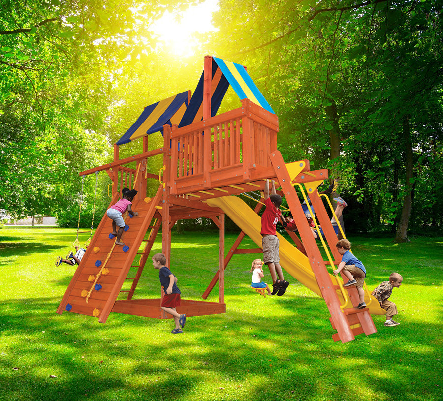 Playground One Supreme Fort Combo 4 - NJ Swingsets