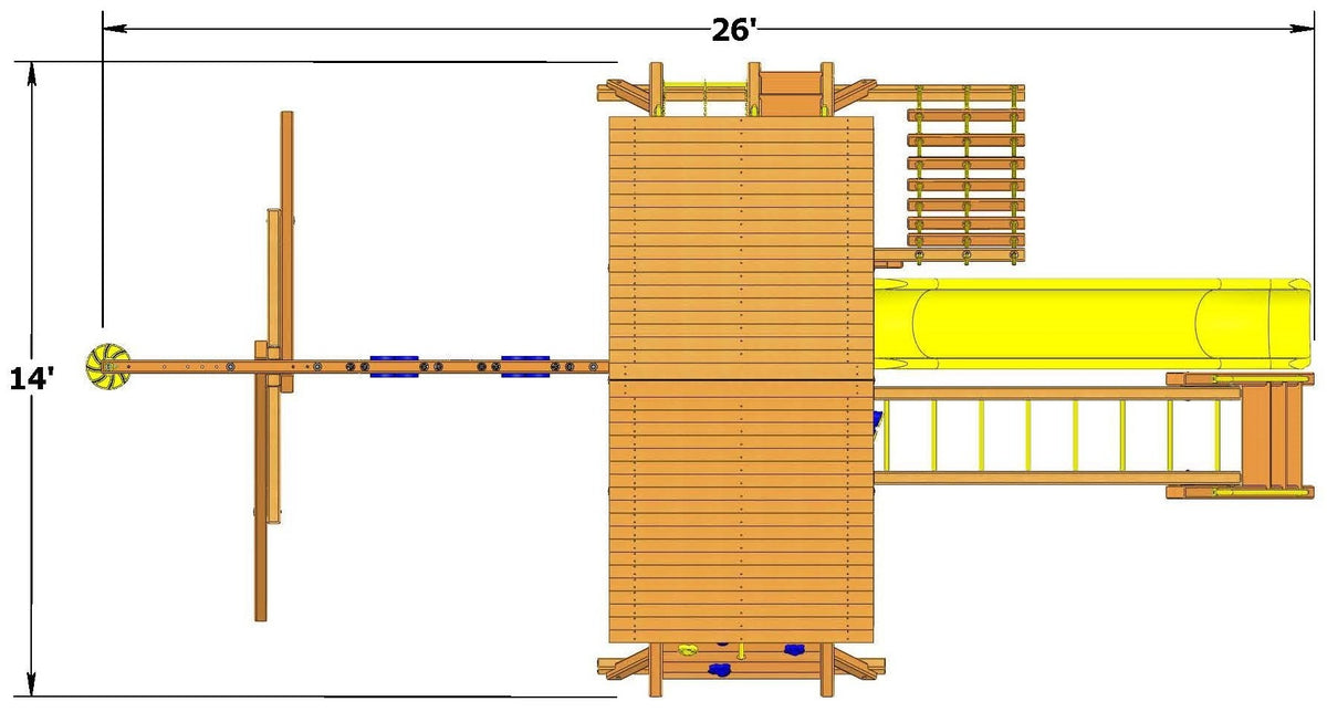 Playground-One-Supreme-Playcenter-Combo-3-w-Wood-Roof-Info