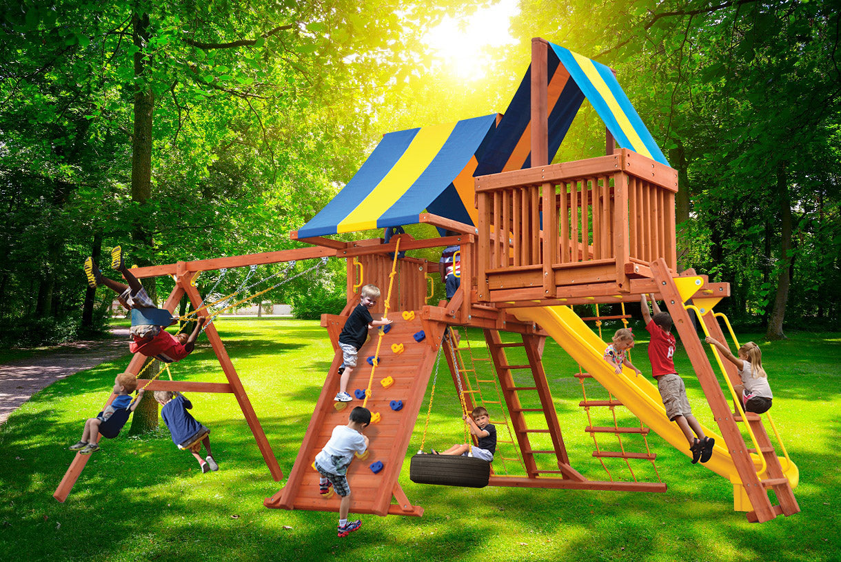 Playground One Supreme Playcenter Combo NJ Swingsets