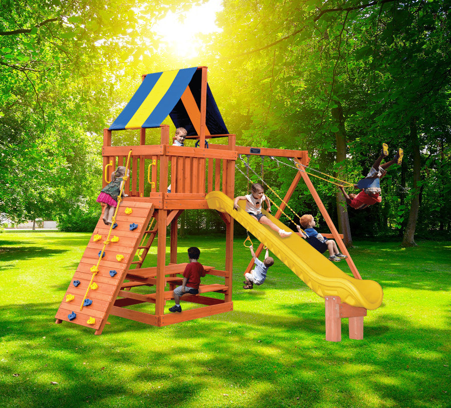 Playground One Turbo Original Fort Combo NJ Swingsets