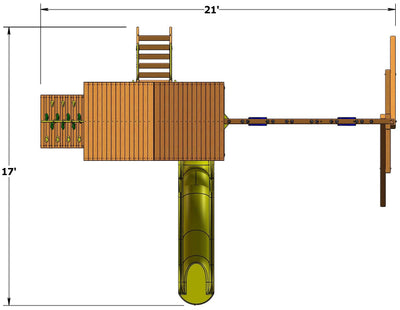 Playground-One-Turbo-Original-Fort-Combo-2-XL-w-Playhouse-Info