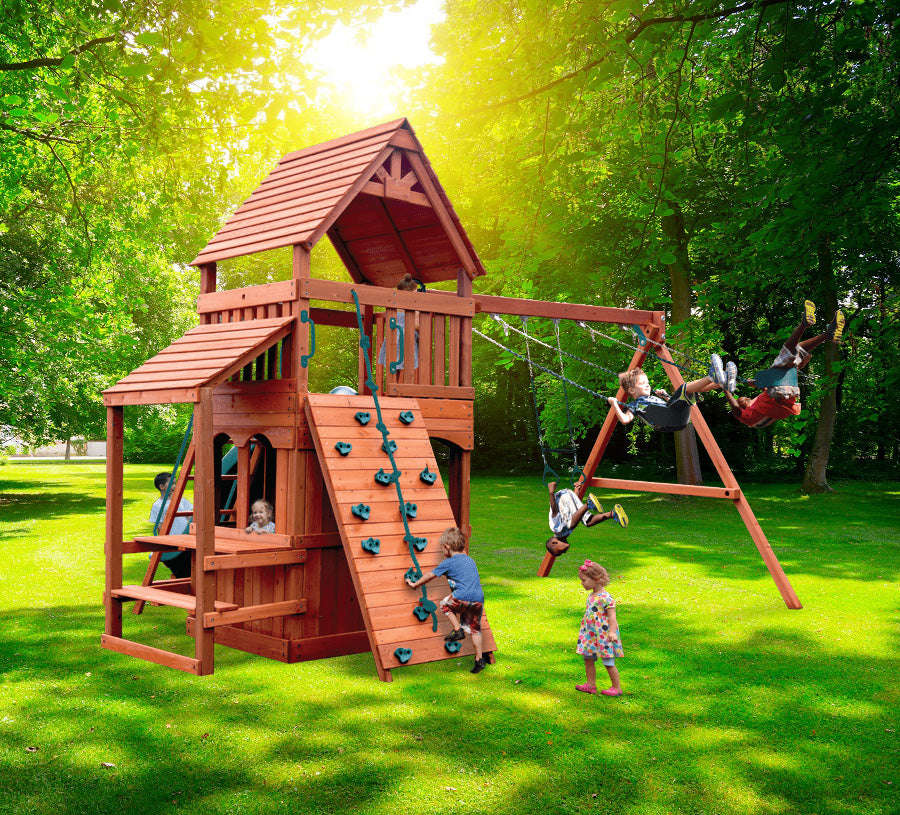 Playground One Turbo Original Fort Hangout - NJ Swingsets