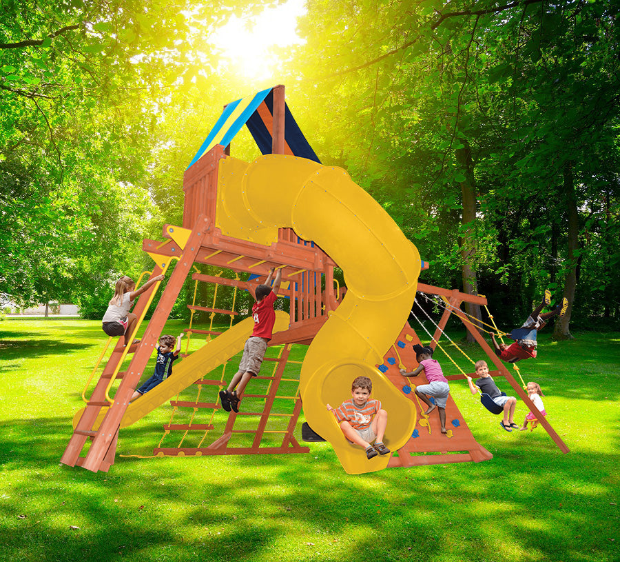 Playground One Turbo Original Playcenter Combo NJ Swingsets - Main Image