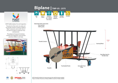 Psagot-Commercial-Playgrounds-Biplane-Info