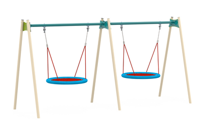 Psagot-Commercial-Playgrounds-Birds-Nest-Swing-Double