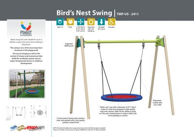 Psagot-Commercial-Playgrounds-Birds-Nest-Swing-Info