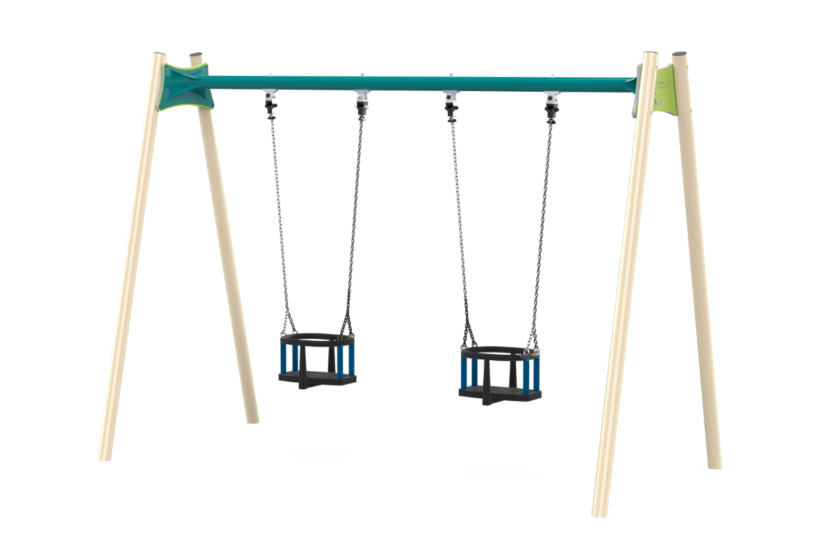 Psagot-Commercial-Playgrounds-Classic-Standard-Swing-2B-Build-Side-Right