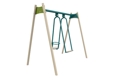 Psagot-Commercial-Playgrounds-Parent-Child-Swing-Side-Left-2