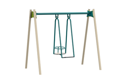Psagot-Commercial-Playgrounds-Parent-Child-Swing-Side-Left