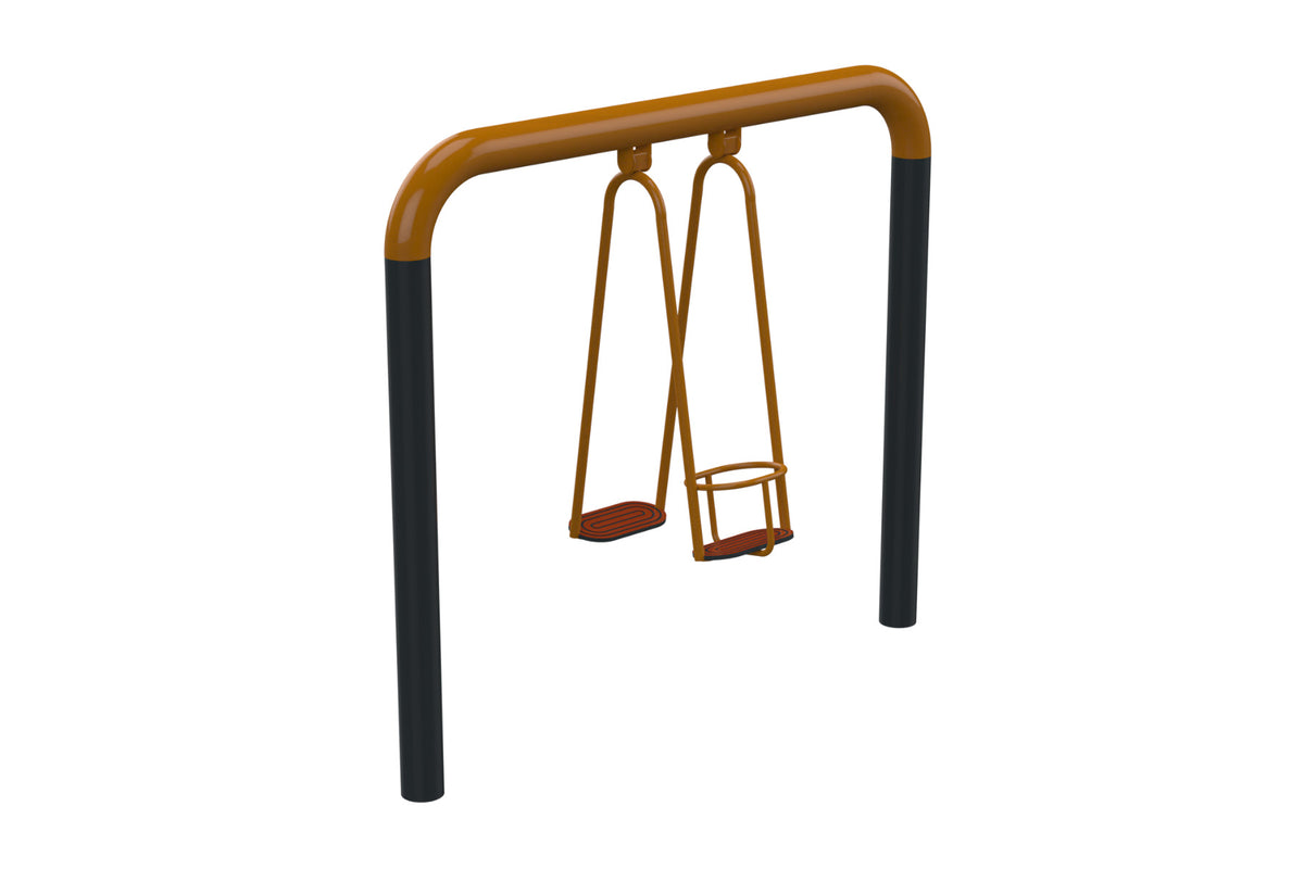 Psagot-Commercial-Playgrounds-Square-Frame-Swing-Style-2