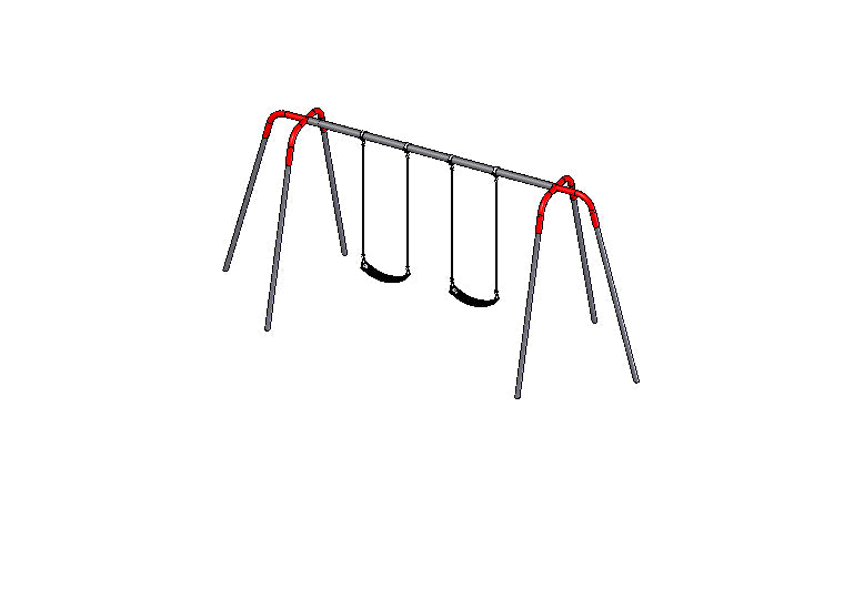 Sports-Play-8FT-H-Heavy-Duty-Modern-Tripod-Swing-2-Seats