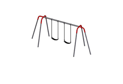 Sports-Play-8FT-H-Heavy-Duty-Modern-Tripod-Swing-2-Seats