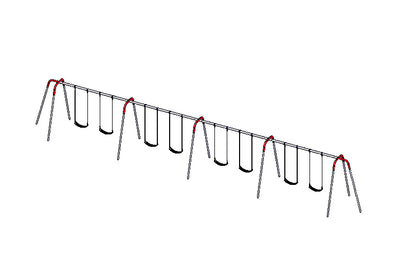 Sports-Play-8FT-H-Heavy-Duty-Modern-Tripod-Swing-8-Seats