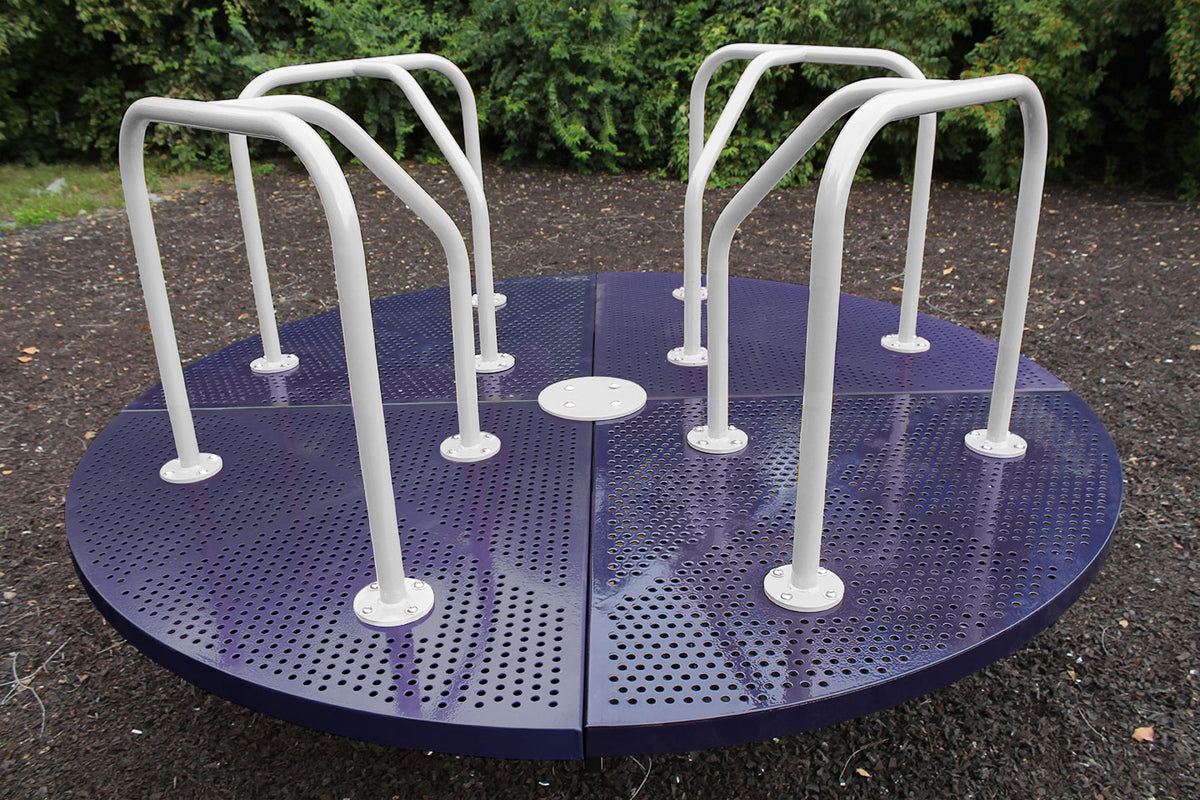 Sports-Play-8FT-Purple-and-White-Merry-Go-Round