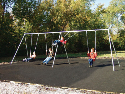 Sports-Play-Primary-Bipod-Swing-8-FT-4-Seats