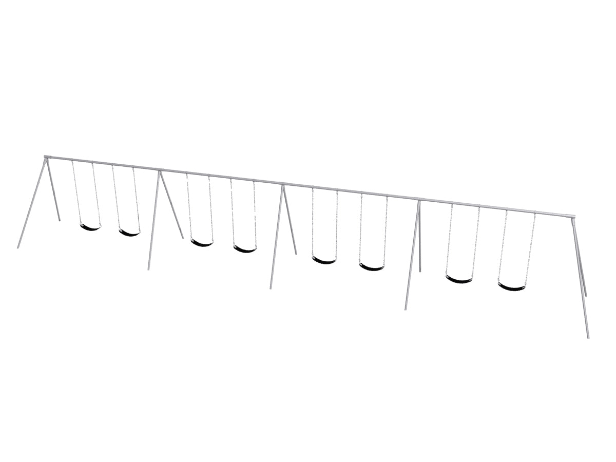 Sports-Play-Primary-Bipod-Swing-8-FT-8-Seats