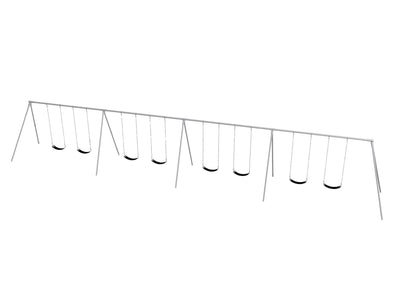 Sports-Play-Primary-Bipod-Swing-8-FT-8-Seats