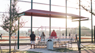 Superior Shade T-cantilever bleacher shade