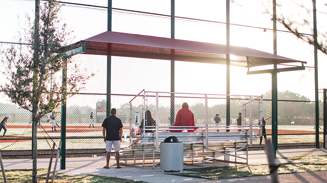 Superior Shade T-cantilever bleacher shade