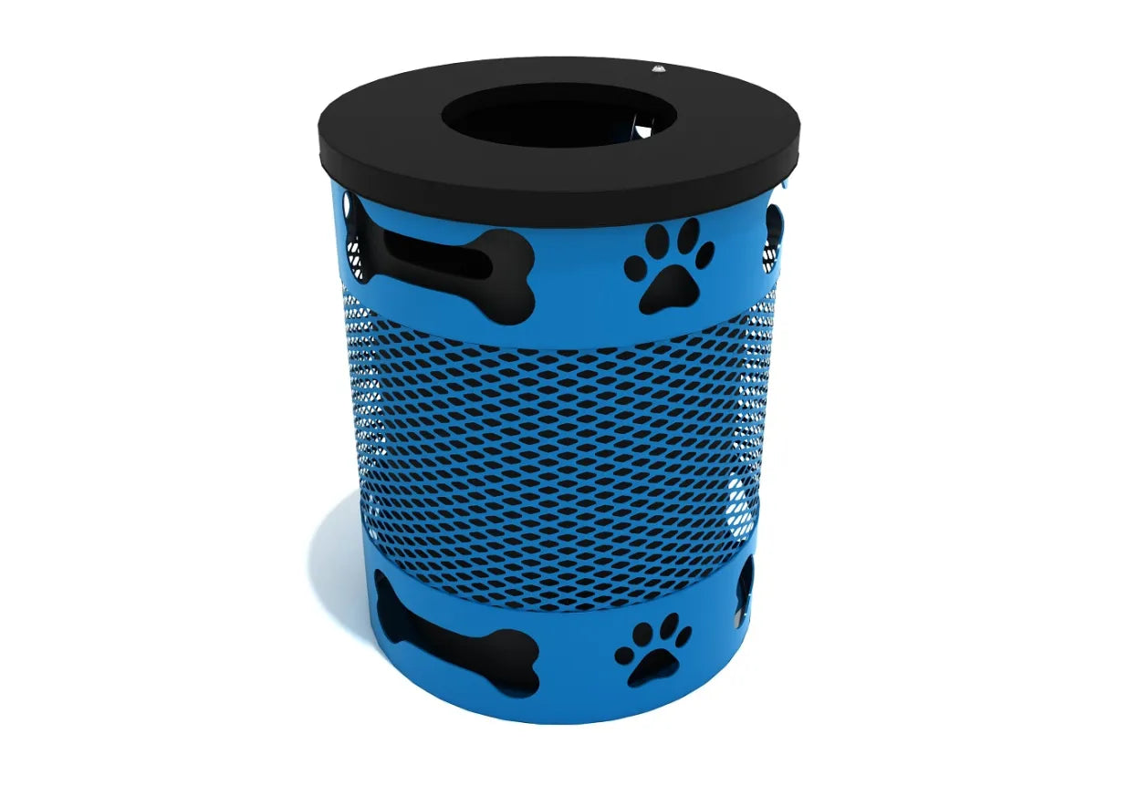 Playground Equipment Dog Park Trash Receptacle