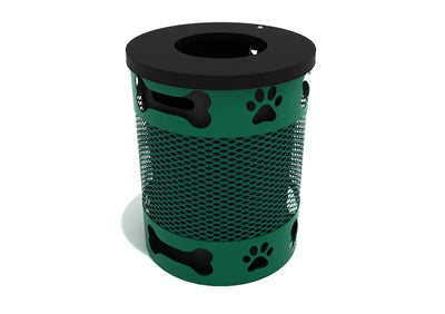 Playground Equipment Dog Park Trash Receptacle