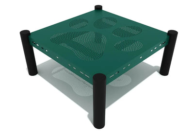 Playground Equipment Paw Print Grooming Deck