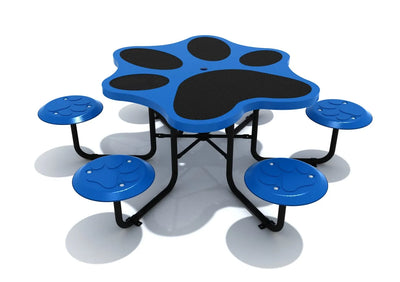 Playground Equipment Paw Print Table