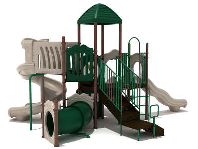 Playground Equipment Hanauma Bay play structure in Neutral colors, angle view 1