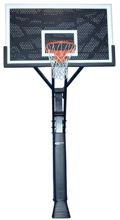 PROview 672 DX in-ground basketball hoop with perforated aluminum backboard