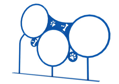 Playground Equipment Three Hoop Dog Rings