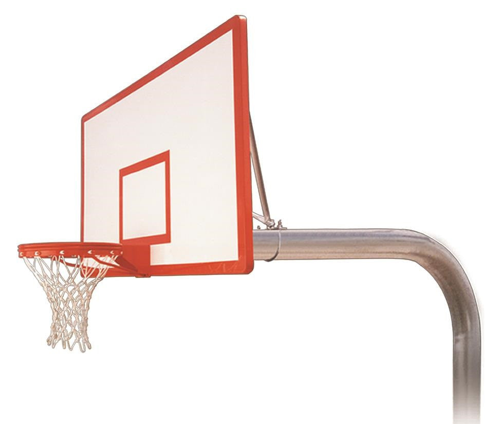 First Team Brute Dynasty In Ground Outdoor Fixed Height Basketball Hoop 72 inch Fiberglass