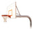 First Team Brute Playground In Ground Outdoor Fixed Height Basketball Hoop 60 inch Steel